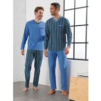 Witt Weiden Herren Schlafanzüge blau + marine von wäschepur men