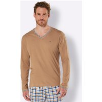 Witt Weiden Herren Schlafanzug-Shirt camel von wäschepur men