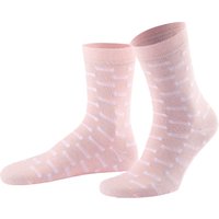 Sieh an! Damen Damen-Socken rosé-weiß von wäschepur