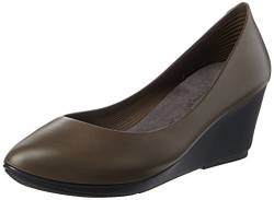 walk&rest Damen Wedge Plateau Ballerinas, Braun, 37 EU von walk&rest