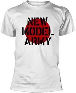 New Model Army Official Rock T Shirt Classic 'Logo' White T-Shirts & Hemden(XX-Large) von wedding