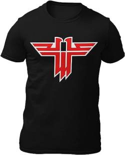 T-Shirt-Wolfenstein-Wolf 3D-Return to Castle Black T-Shirts & Hemden(Medium) von wedding