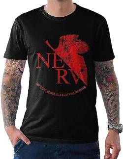 wedding Nerv Neon Genesis Evangelion Tshirt Teemen'S All Black T-Shirts & Hemden(3X-Large) von wedding