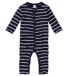 wellyou Baby und Kinder Schlafanzug/Pyjama aus Baumwolle in Marine weiß, Blau, 128 - 134 von wellyou