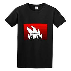 Men's Audioslave Fire Design Cotton T Shirt L von wenzhi
