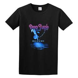 Men's Deep Purple Smoke On The Water Regular Fit T Shirt M von wenzhi
