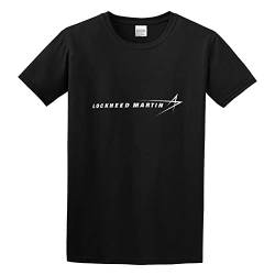 Men's Lockheed Martin Inspired Aviation Jets Logo T-Shirt Print Tees Short Sleeve O Neck XL von wenzhi