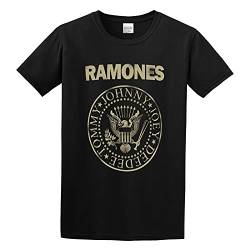 Men's Ramones 'Distressed Crest' Cotton T Shirt 3XL von wenzhi