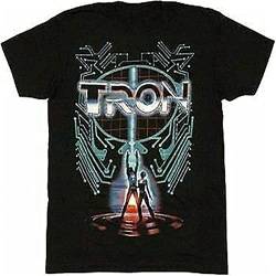 TRON Legacy Movie Black FGildan T-Shirt Unisex 100% Cotton Enough Black Large von wenzhi