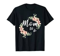 Damen Mom to be werdende Mama Schwangerschaft schwanger Baby T-Shirt von werdende Mütter Geschenk Kollektion