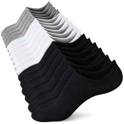 Unsichtbare Socken für Damen, niedrig, rutschfest, flach, Schuhlinie, 4/8 Paar, 8 Paar_Mix von Farben_002, 5-8 von wernies