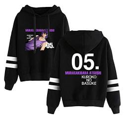 Unisex Kuroko's Basketball Kapuzenpullover Persönlichkeit Anime Harajuku Sweatshirt Kuroko no Basket Langarm Pullover Murasakibara Atsushi Hoodie von westtrend