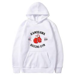 westtrend Anime Hajime no Ippo Hoodies Kamogawa Boxing Gym Ippo Cosplay Sweatshirts Makunouchi Ippo Hoodies The Fighting Loose Pullover Für Männer Frauen von westtrend