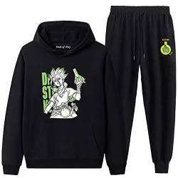 westtrend Dr.Stone Hoodie Sets Casual Sports Style Sweatshirt Suit Ishigami Senkuu Two-Piece Pullover for Men and Women von westtrend
