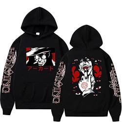 westtrend Hellsing Hoodie Unisex Anime Charakter Print Pullover Hoodie Lose Casual Sweatshirt Tops von westtrend