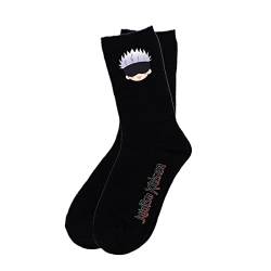 westtrend Jujutsu Kaisen Socken Wadensocken Unisex Socken Anime Cosplay Kostüm Socken Anime Fans Geschenke Herbst Winter Socken von westtrend