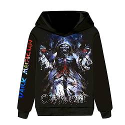 westtrend Overlord Hoodie Unisex Anime Charakter 3D Print Pullover Hoodie Lose Casual Sweatshirt Tops von westtrend