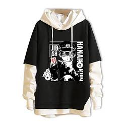 westtrend Unisex Toilet Bound Hanako Kun Hoodie Anime Trend Fake Zweiteilige Nähte Sweatshirts Yugi Amane Hoodie Yahiro Nene Pullover von westtrend