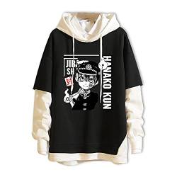 westtrend Unisex Toilet Bound Hanako Kun Hoodie Anime Trend Fake Zweiteilige Nähte Sweatshirts Yugi Amane Hoodie Yahiro Nene Pullover von westtrend