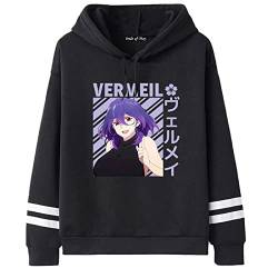 westtrend Vermeil in Gold Hoodie Unisex Anime Print Langarm Pullover Hoodie Alto Goldfield Lose Casual Sweatshirt Tops von westtrend