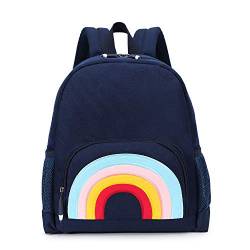 willikiva Kleinkind Regenbogen Kinder Rucksack Junge Mädchen Wasserdichte Taschen Kindergarten Vorschule(Regenbogen) von willikiva