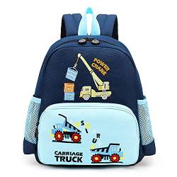 willikiva Netter Zoo Little 3d Rucksack Kinder Rucksack für Jungen und Mädchen Kleinkind Rucksack Wasserdichte Vorschule(Blauer Heber) von willikiva