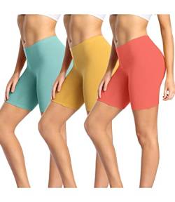 wirarpa Boxershorts Damen 3er Pack Lang Baumwolle Unterwäsche Weich Panties Hosen Unter Kleid Größe 5XL von wirarpa