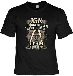 Junggesellenabschied witziges T-Shirt für Junggesellenfeier Ehe JGA Shirts JGA Outfit JGA Polterabend Hochzeit Junggesellen Abschiedstour (DE/NL/SE/PL, Alphanumerisch, L, Regular, Regular) von witoru