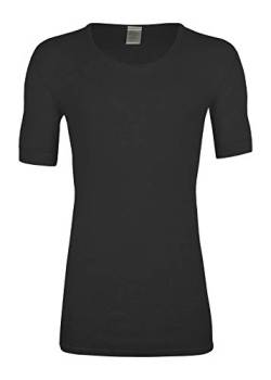 Angora wobera Herren-Unterhemd mit ½ Arm 50% Angora (Large, schwarz) von wobera ANGORA