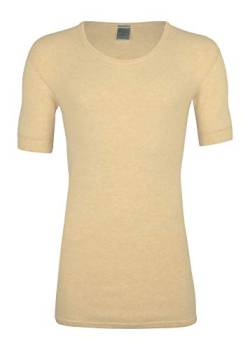 Angora wobera Herren-Unterhemd mit ½ Arm 50% Angora (X-Large, beige) von wobera ANGORA