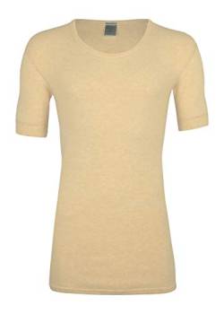 Angora wobera Herren-Unterhemd mit ½ Arm 50% Angora (XX-Large, beige) von wobera ANGORA