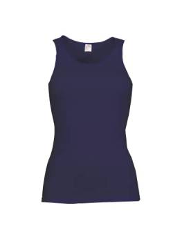 wobera ANGORA Damen-Unterhemd ohne Arm mit 40% Angora und 60% Baumwolle (Gr. XL, Farbe: Marine) von wobera ANGORA