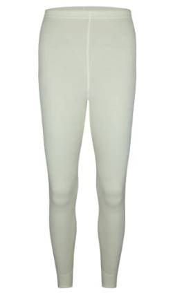 wobera leichte Leggings oder Lange Unterhose für Damen und Herren aus 100% Seide (Gr. XL, Farbe: naturweiß) von wobera ANGORA
