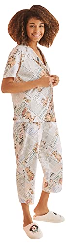 Women'secret Damen Capri Schlafanzug Pyjamaset, bunt, XL von women'secret