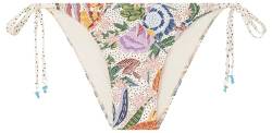 Women'secret Damen Classic Tropical Side-tie Bottoms Bikini-Unterteile, Blue Print, S von women'secret