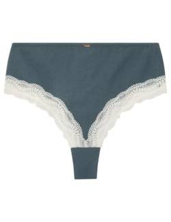 Women'secret Damen Höschen mit hohem Baumwollanteil und grüner Spitze Dessous, 38 von women'secret