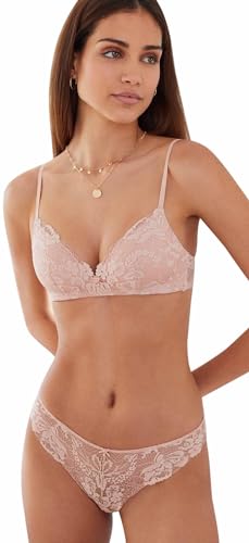 Women'secret Damen Lovely Dreieckiger Spitze Rosa BH, 75B von women'secret