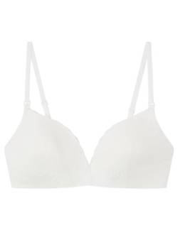 Women'secret Damen Lovely Mutterschaft' Spitze Weiß BH, Elfenbein, 85B von women'secret