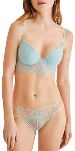 Women'secret Damen Push-Up-BH, grün, 80B von Women'secret