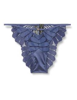 Women'secret Damen Spitze Stickerei Klassische Höschen Dessous, Blau (Azul Medio), XL von women'secret