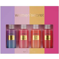 women'secret Body Mist Senses Geschenkset Body Spray Körperspray für Damen 4 x 50ml von women'secret