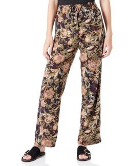 women'secret Damen Lange Baggyhose 100% Baumwolle Print Lässige Hose, grün, 38 von women'secret