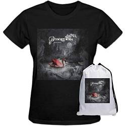 women Amorphis Silent Waters Soft Color O Neck Tee Shirts Black XL von women