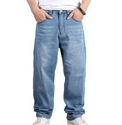 Männer Hip Hop Baggy Jeans Denim Street Dance Skate Hosen von worclub