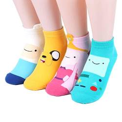 world look Adventure Time Character Sneakers Socken mit Finn und Jake, 4 Farben, One size von world look