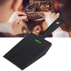 wosume Flattopper Kamm, Flat Top Guide Kamm Haarschnitt Clipper Kamm Friseur Frisur Werkzeug (Schwarz) von wosume