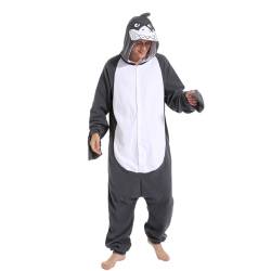 wotogold Tier Hai Pyjamas Unisex Erwachsene Cosplay Kostüme Grau M von wotogold
