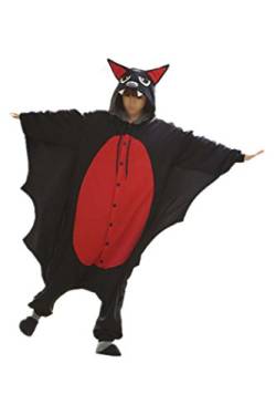 wotogold Tier Schwarze Fledermaus Pyjama Unisex Erwachsene Cosplay Kostüme XS von wotogold