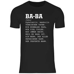 wowshirt Herren T-Shirt Baba Definition Türkischer Vater Türkei Geschenk, Größe:L, Farbe:Black von wowshirt