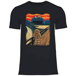 wowshirt Herren T-Shirt Gingerbread Der Schrei Lebkuchenmann, Größe:XXL, Farbe:Black von wowshirt